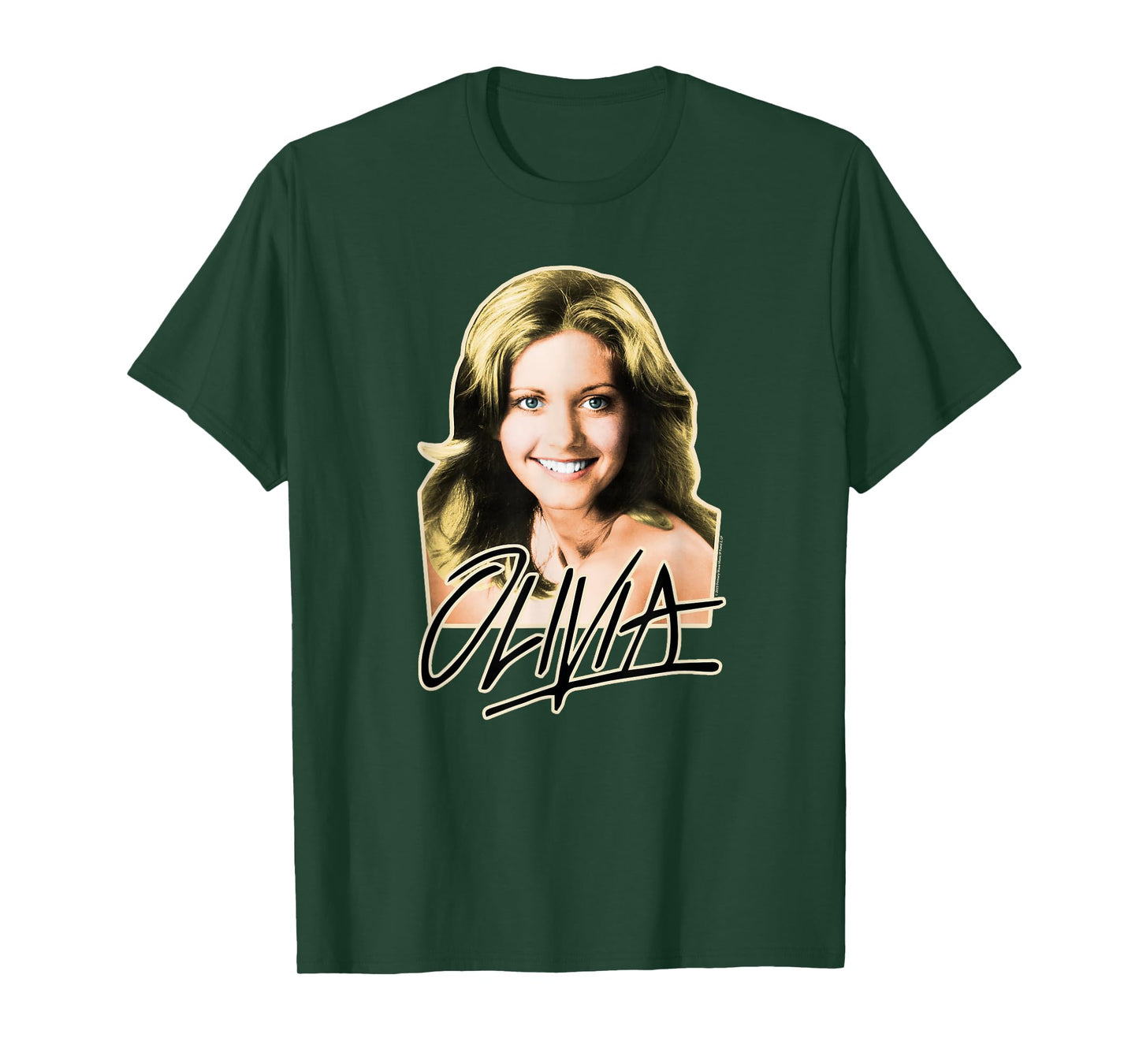 Olivia Newton-John Colorized Photo T-Shirt