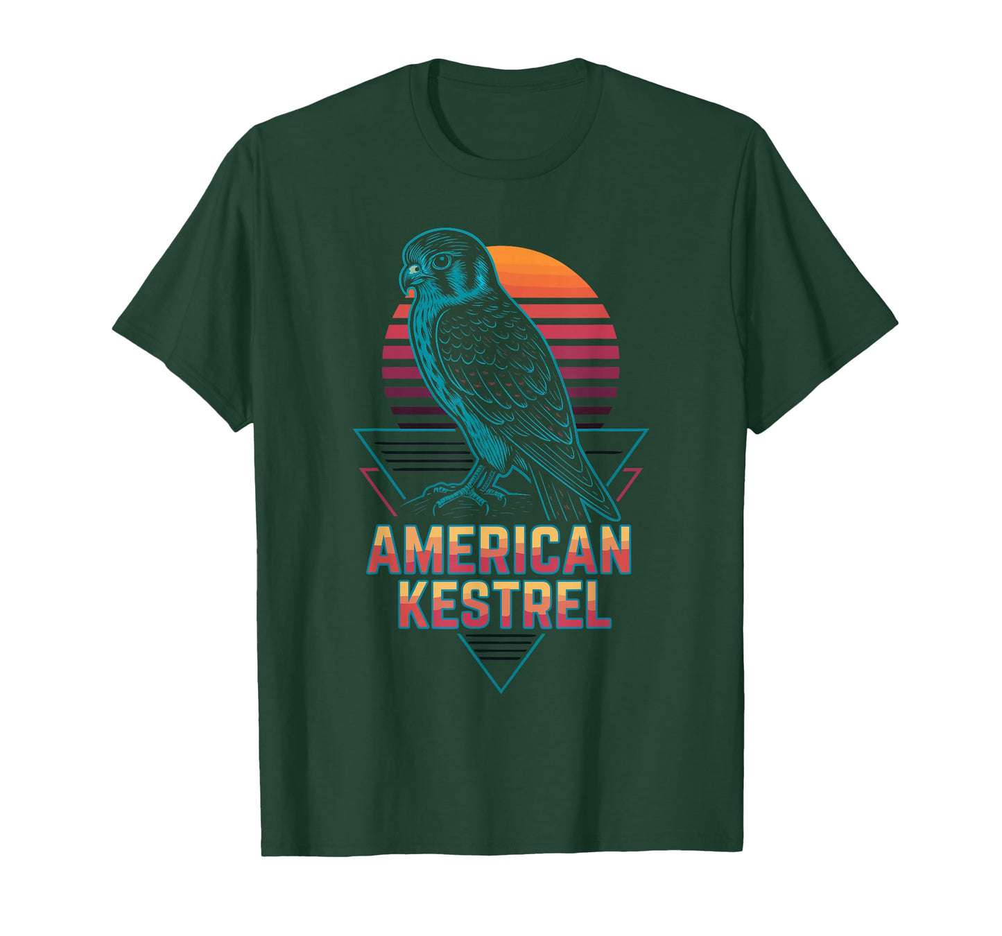 American Kestrel Retro T-Shirt