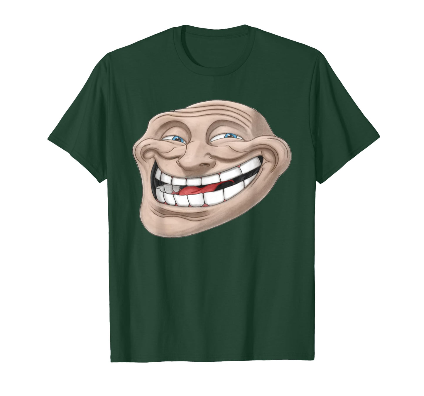 Epic Troll Face T-Shirt | Realistic Design Dank Meme Tee T-Shirt