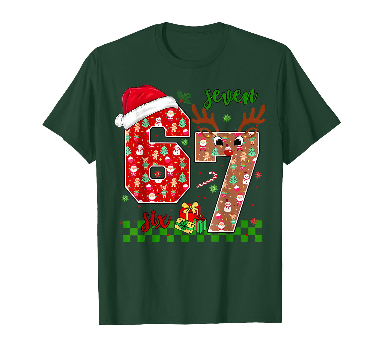 67 Meme Six Seven for Kids Women Men Boys Girls Christmas T-Shirt
