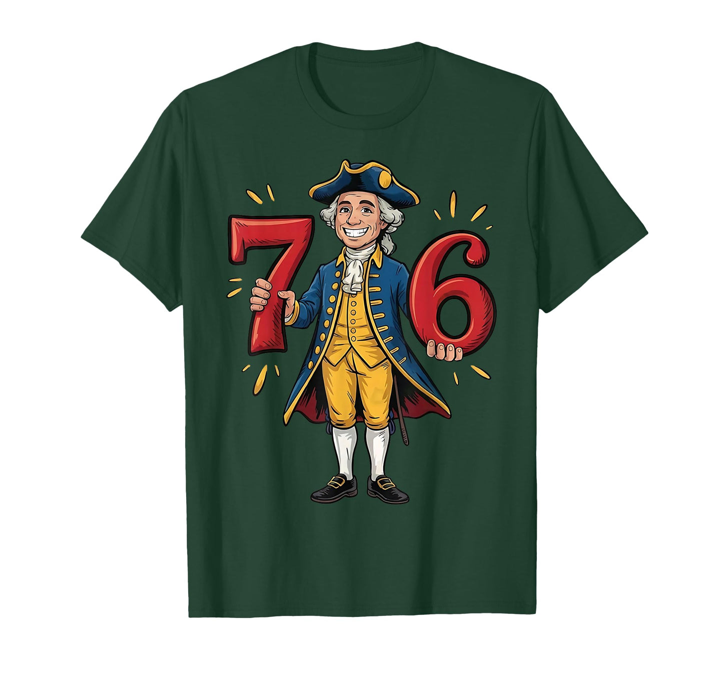 George Washington 6-7 7-6 Seven Six 6 7 Teacher American 6 7 T-Shirt