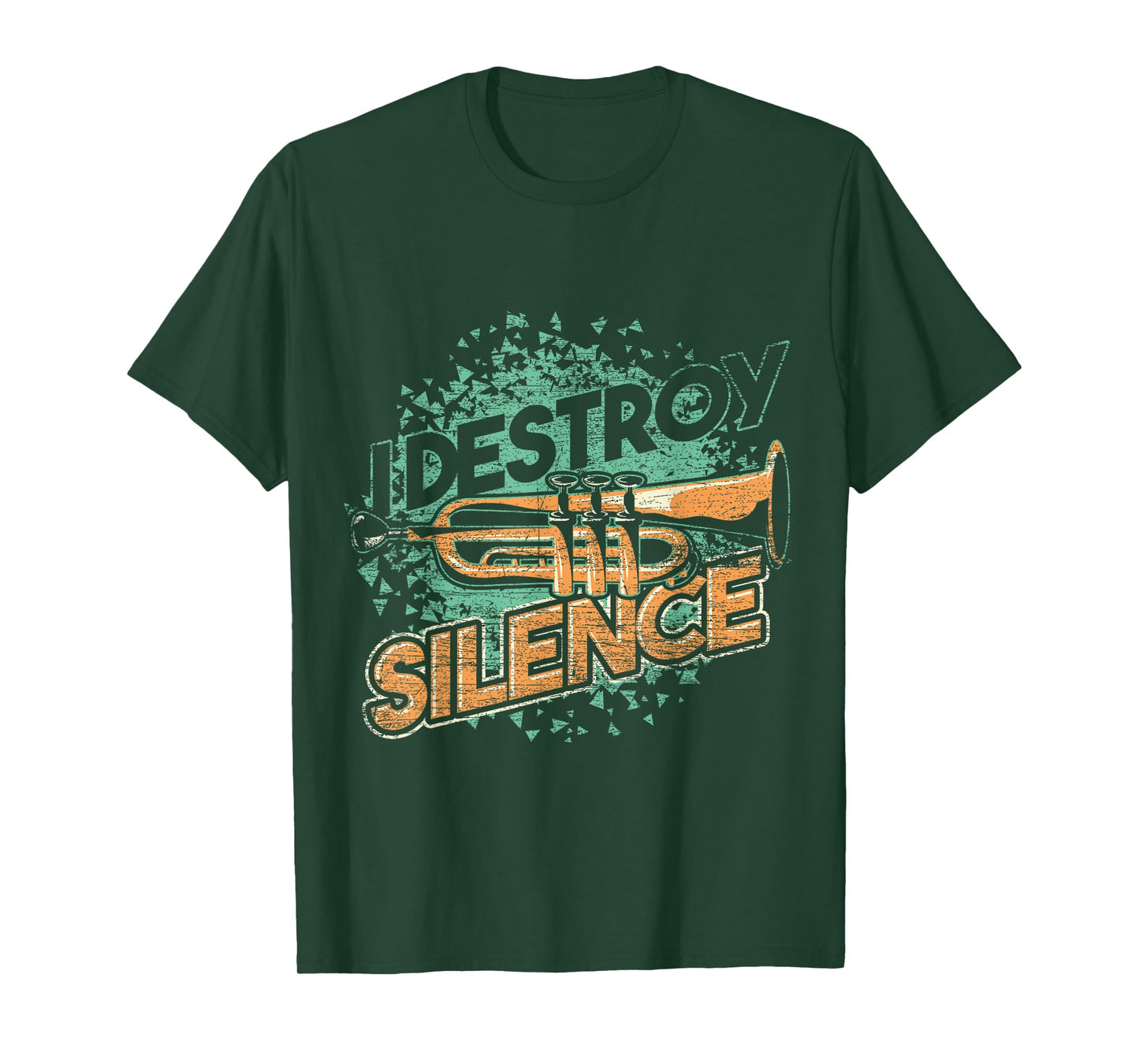 I Destroy Silence Trumpet T-Shirt