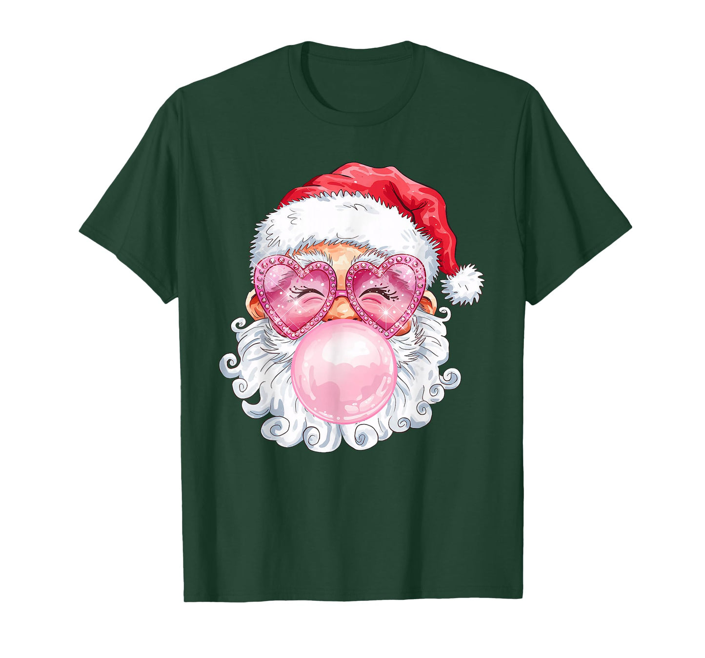 Vintage Groovy Santa Claus Christmas Vibes Womens Kids Girls T-Shirt