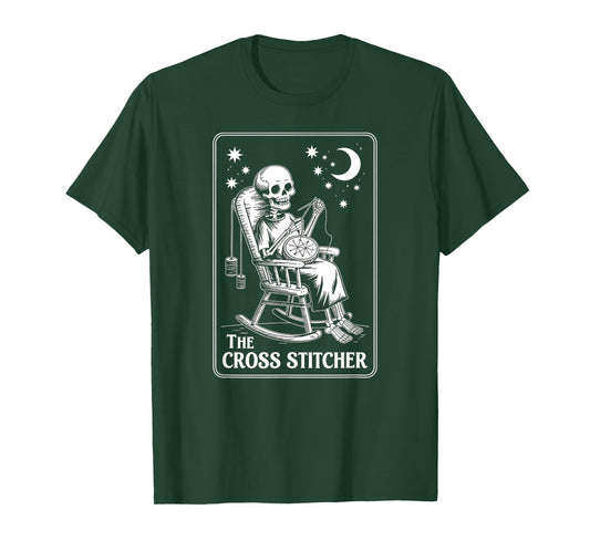 Cross Stitcher Tarot Card T-Shirt