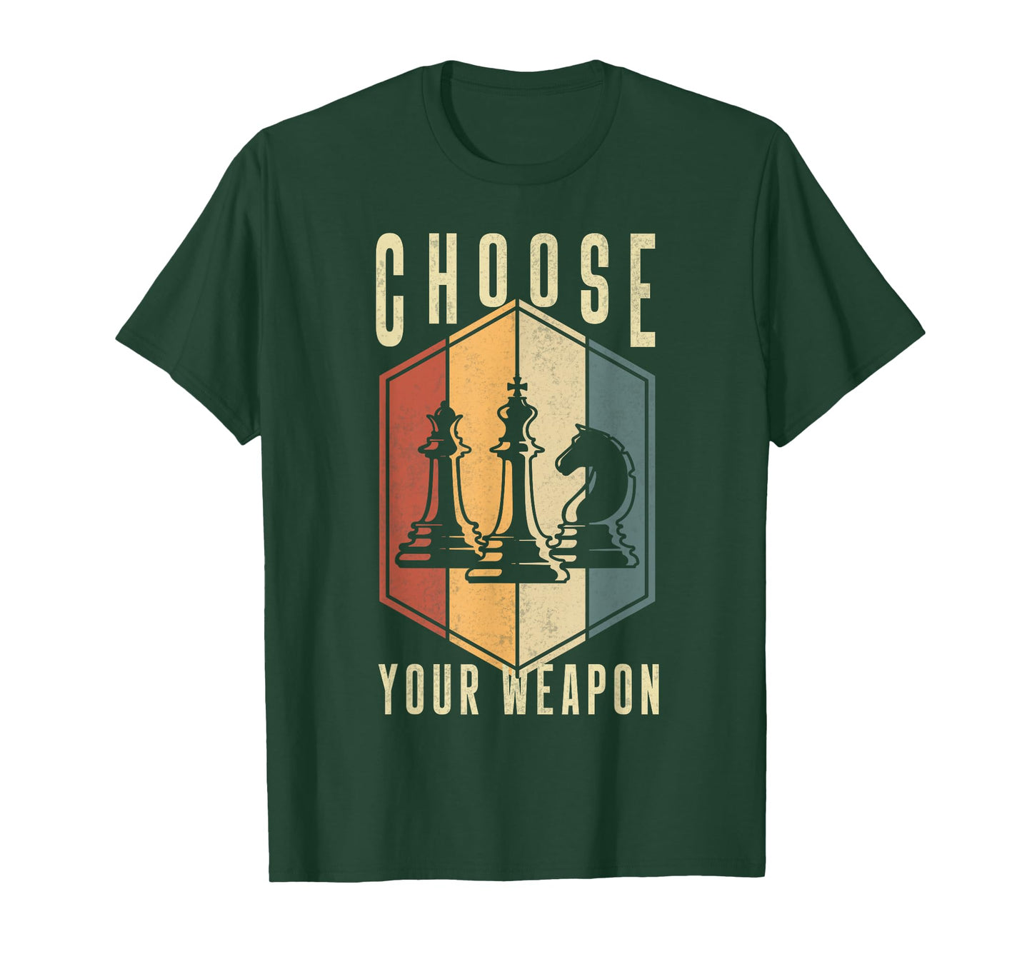 Choose Your Weapon Gag Chess Gifts Chess Players T-Shirt