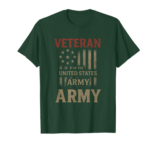 Veteran - American Army Patriot T-Shirt