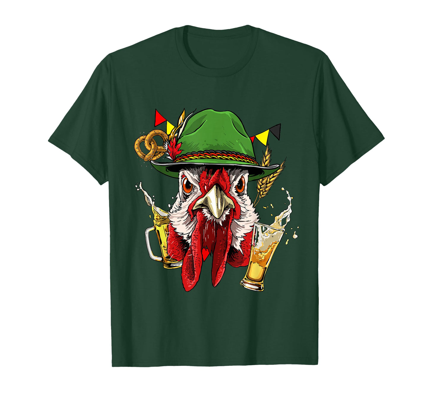 Chicken Germany Oktoberfest Party Beer Fest Chicken Lover T-Shirt