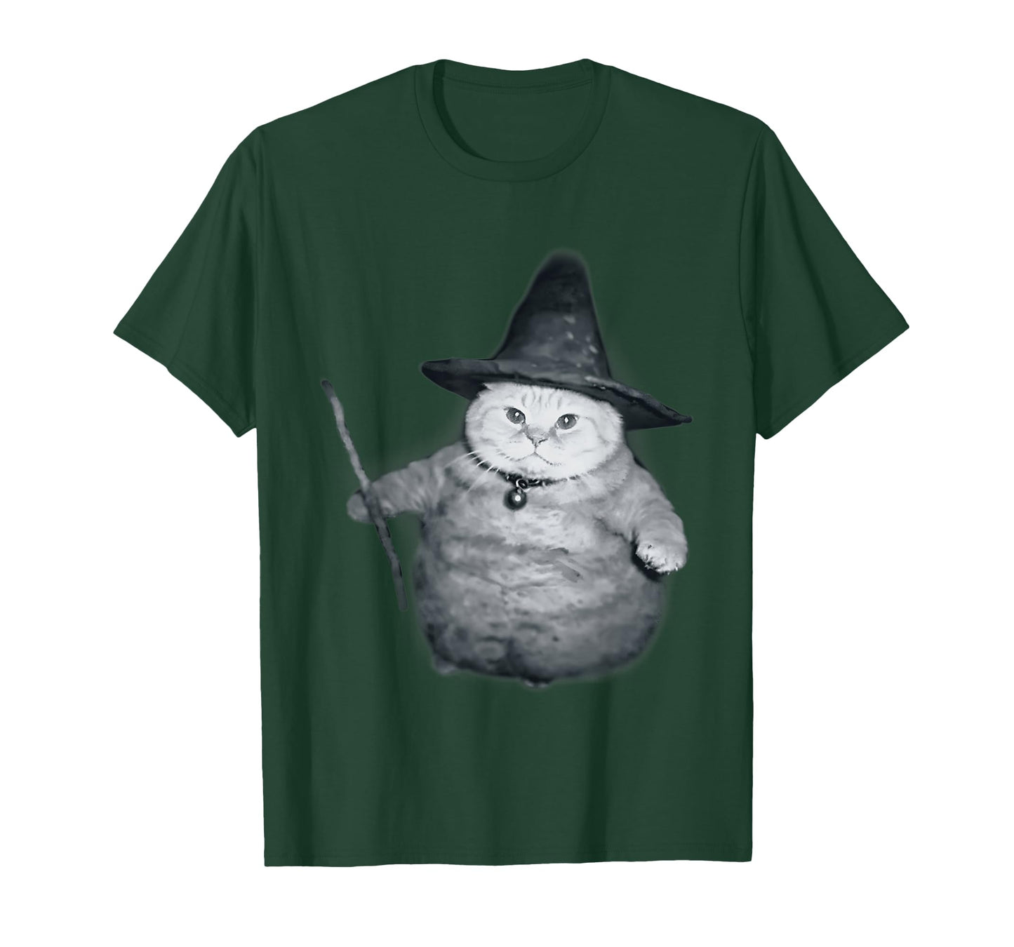 Wizard Kitten Meme Chonk Witch Cat Meme Stupid Brain Rot T-Shirt