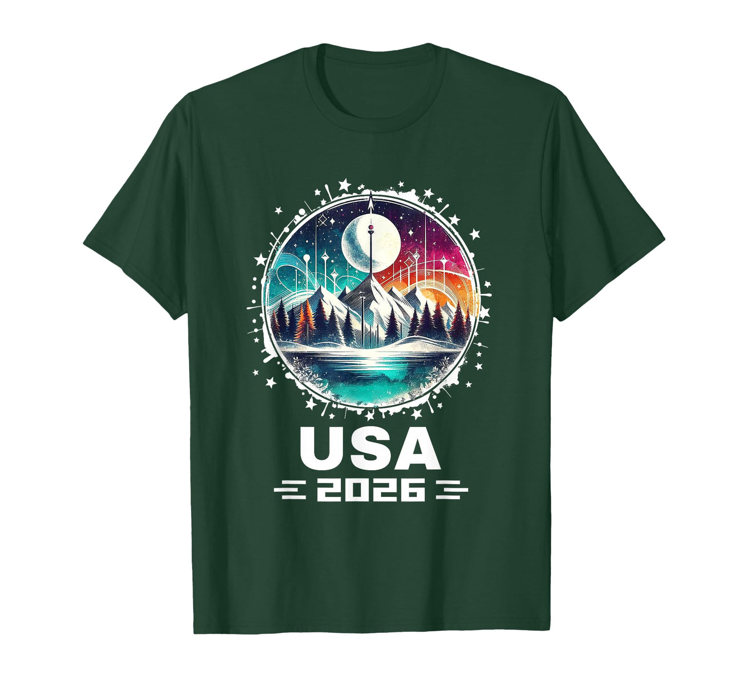 USA 2026 Go United States Winter Sport USA Team 2026 USA T-Shirt