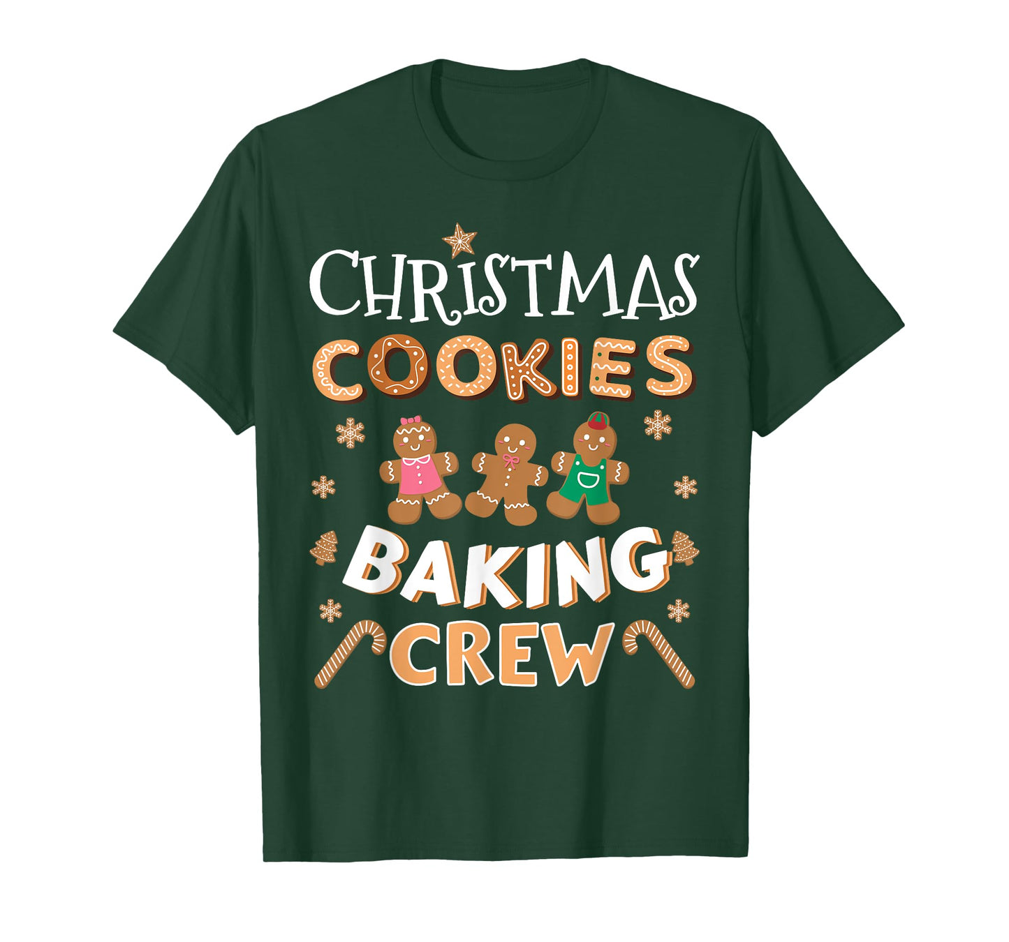 Christmas cookies baking crew for family xmas pajamas T-Shirt
