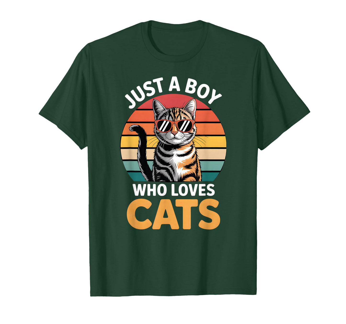 Boys Cat T-Shirt