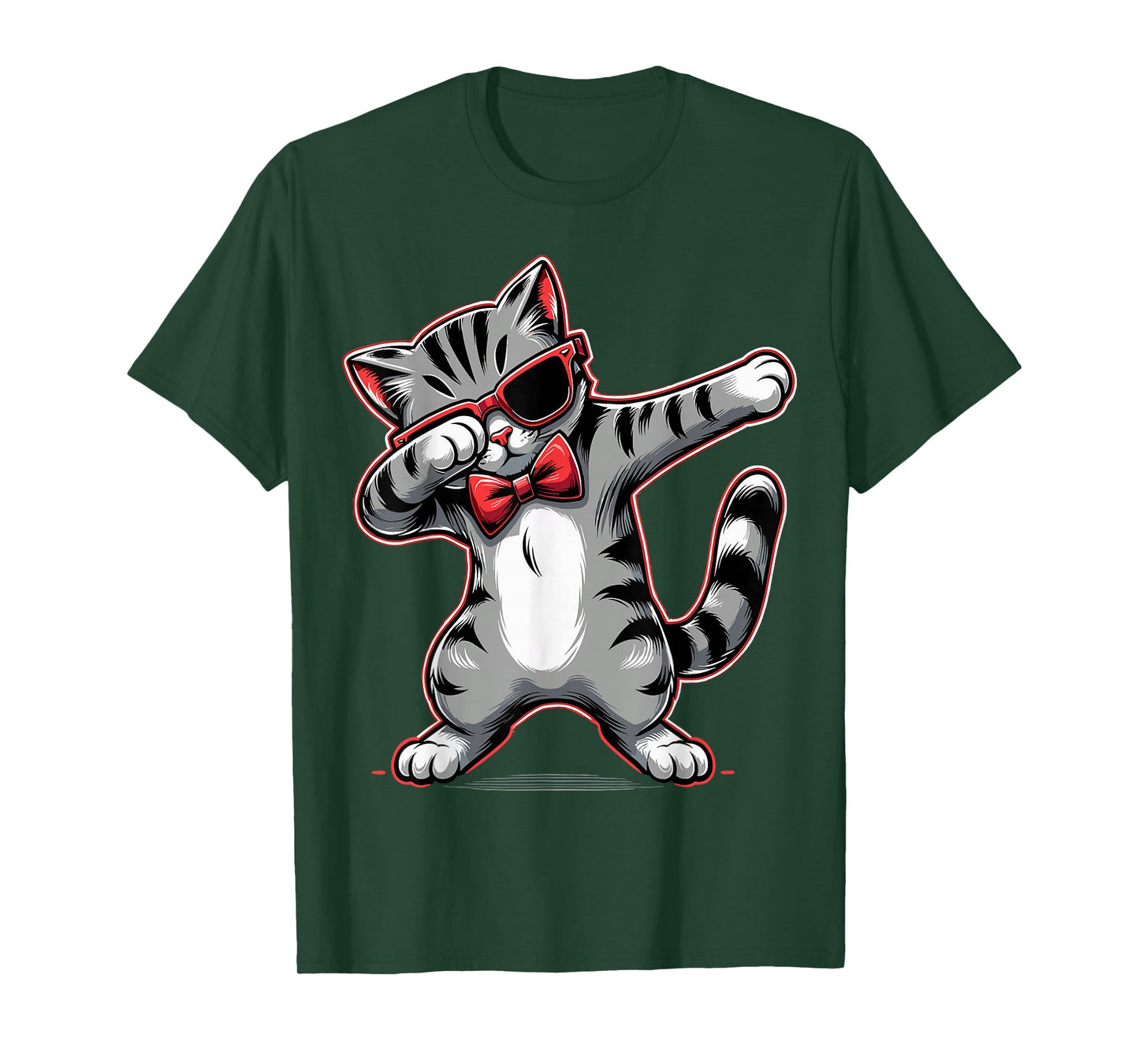 Dabbing Cat Funny Dab Cat T-Shirt