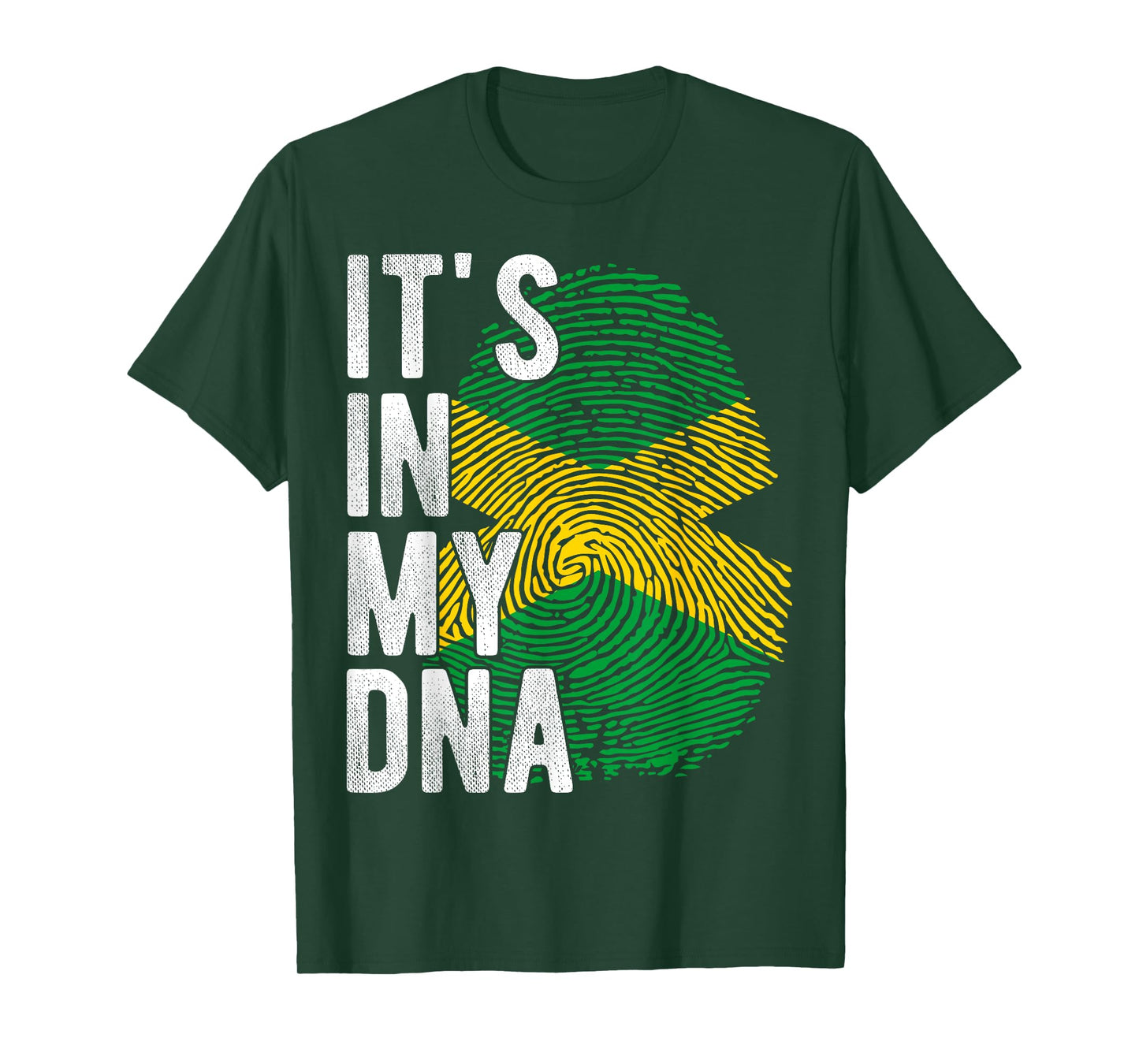 It's in My DNA Jamaica Flag Jamaican Independence Day Proud T-Shirt