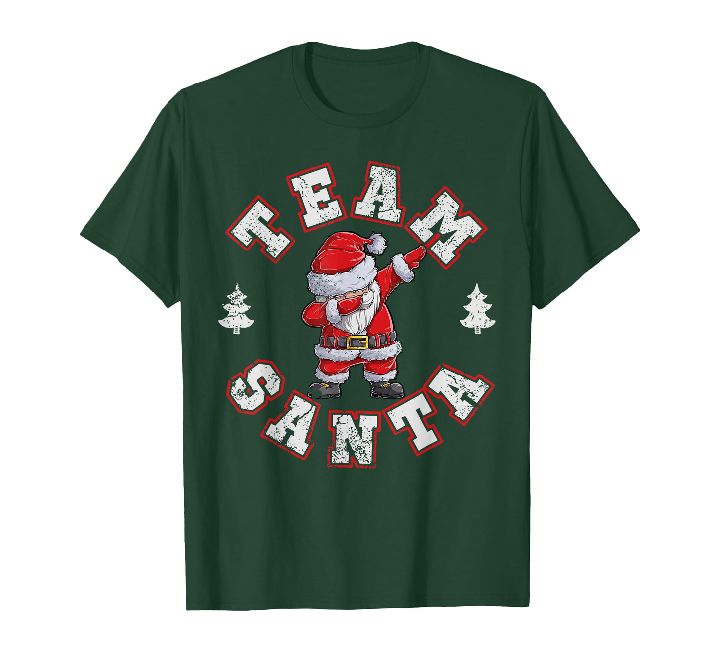 Team Santa Christmas Family Matching Pajamas Boys Xmas Dab T-Shirt