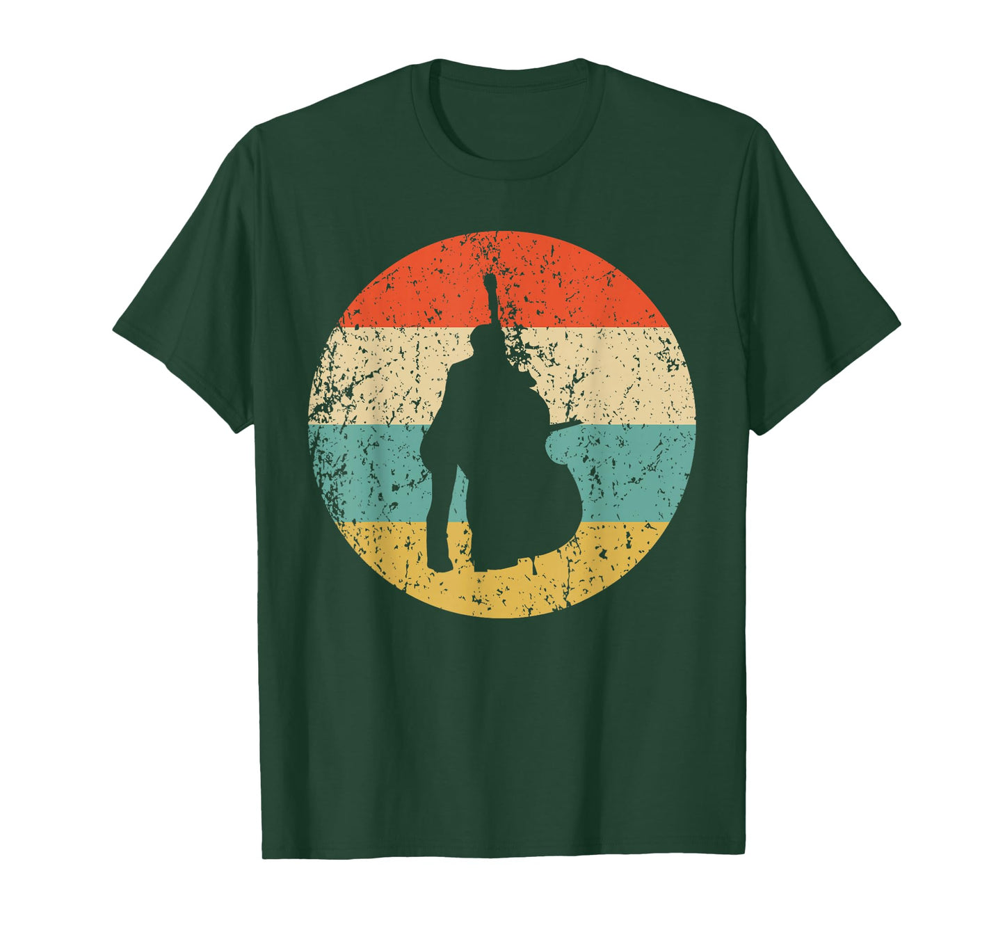 Stand Up Bass Shirt - Vintage Retro Music T-Shirt T-Shirt