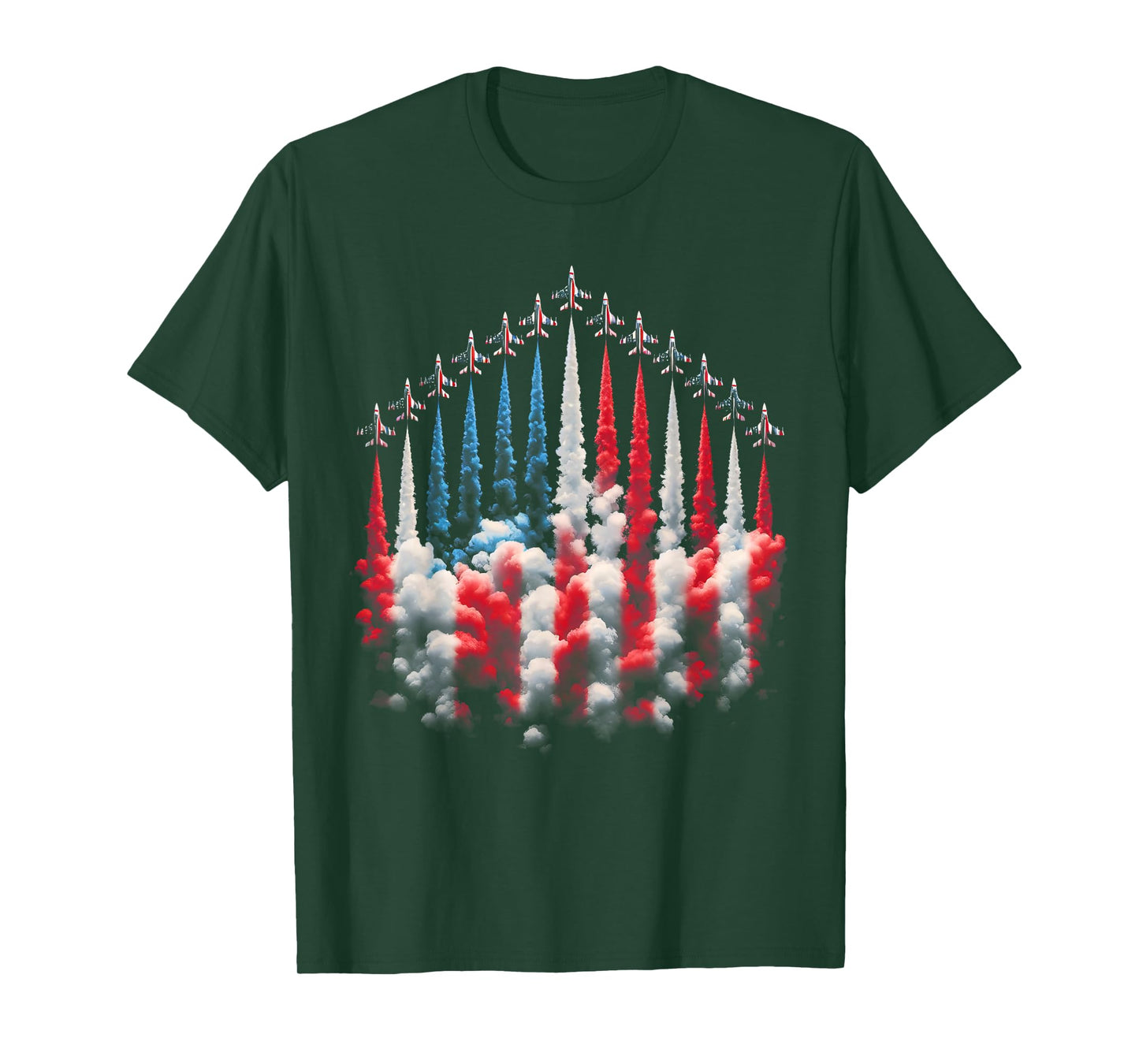 4th Of July Jet American Flag Patriotic USA for Men Boys T-Shirt