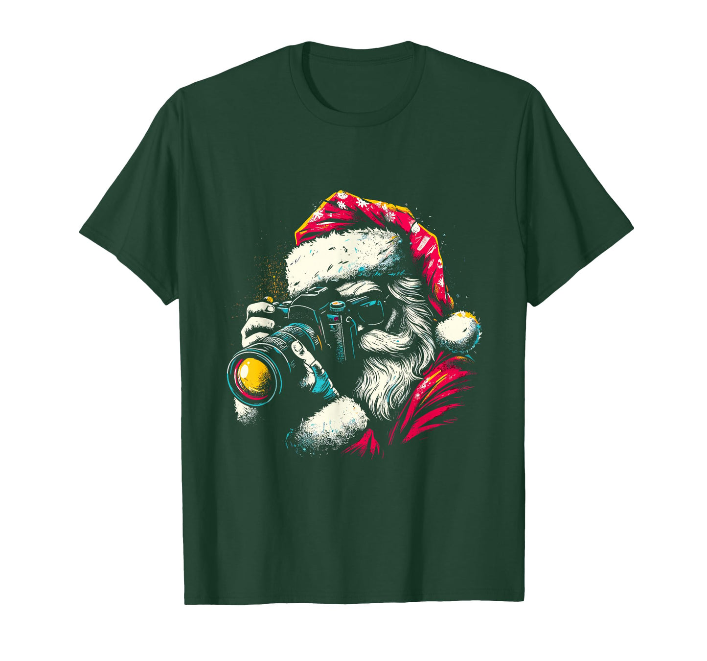 Santa Claus Photographer - Vintage Christmas Costume Lover T-Shirt