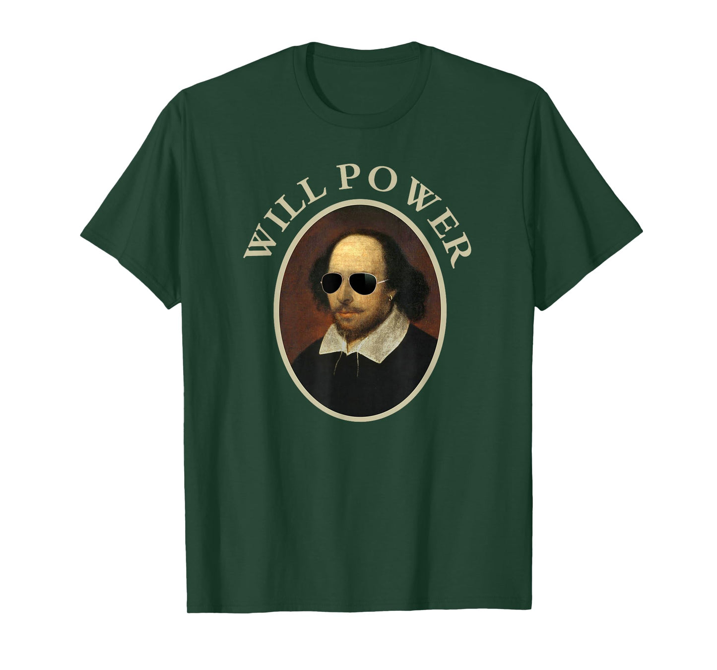 Classic William Shakespeare Will Power Tshirt-Funny Quote T-Shirt