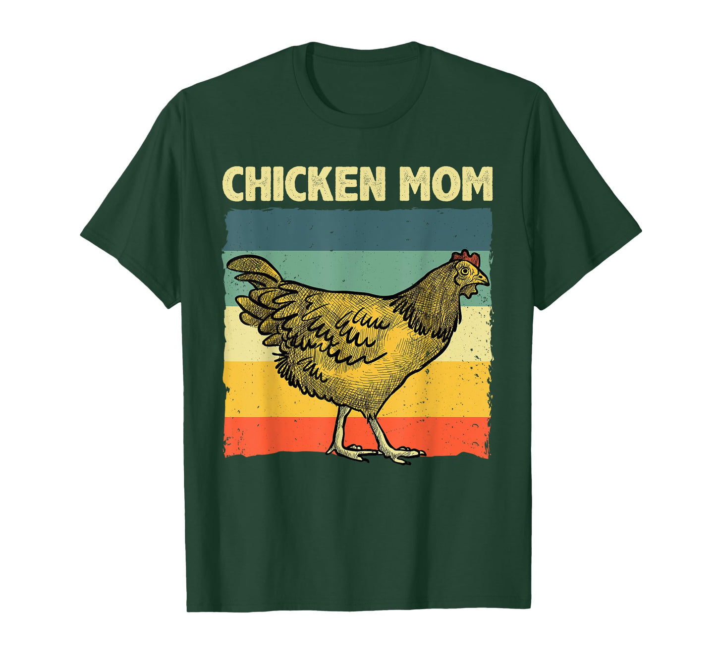 Cool Chicken Mom Art For Women Chicken Farmer Poultry Farm T-Shirt