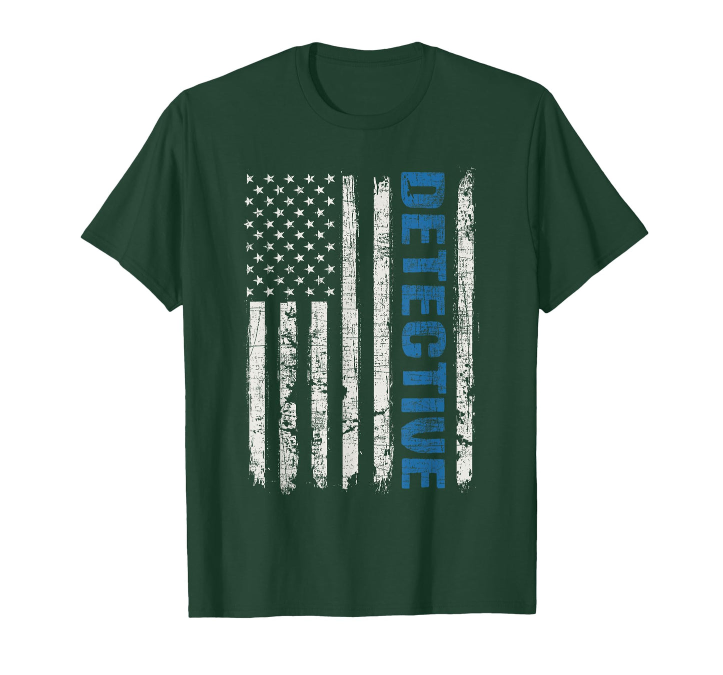 Detective - USA Flag Spy Investigator Espionage Observation T-Shirt
