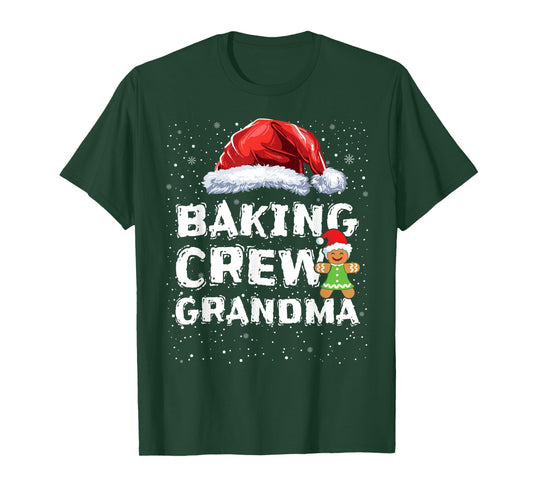 Cookie Baking Crew Shirt Grandma Matching Christmas T-Shirt