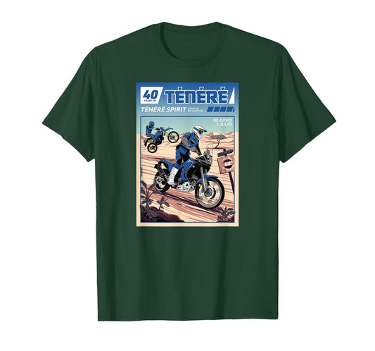 Tenere Adventure Vintage Bike Enduro Motorcycle T-Shirt