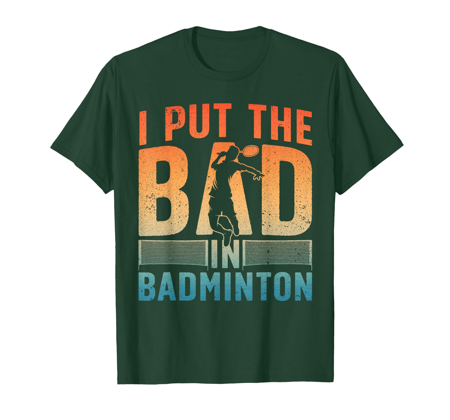 Funny Badminton Design for Men Women Kids Badminton Player T-Shirt