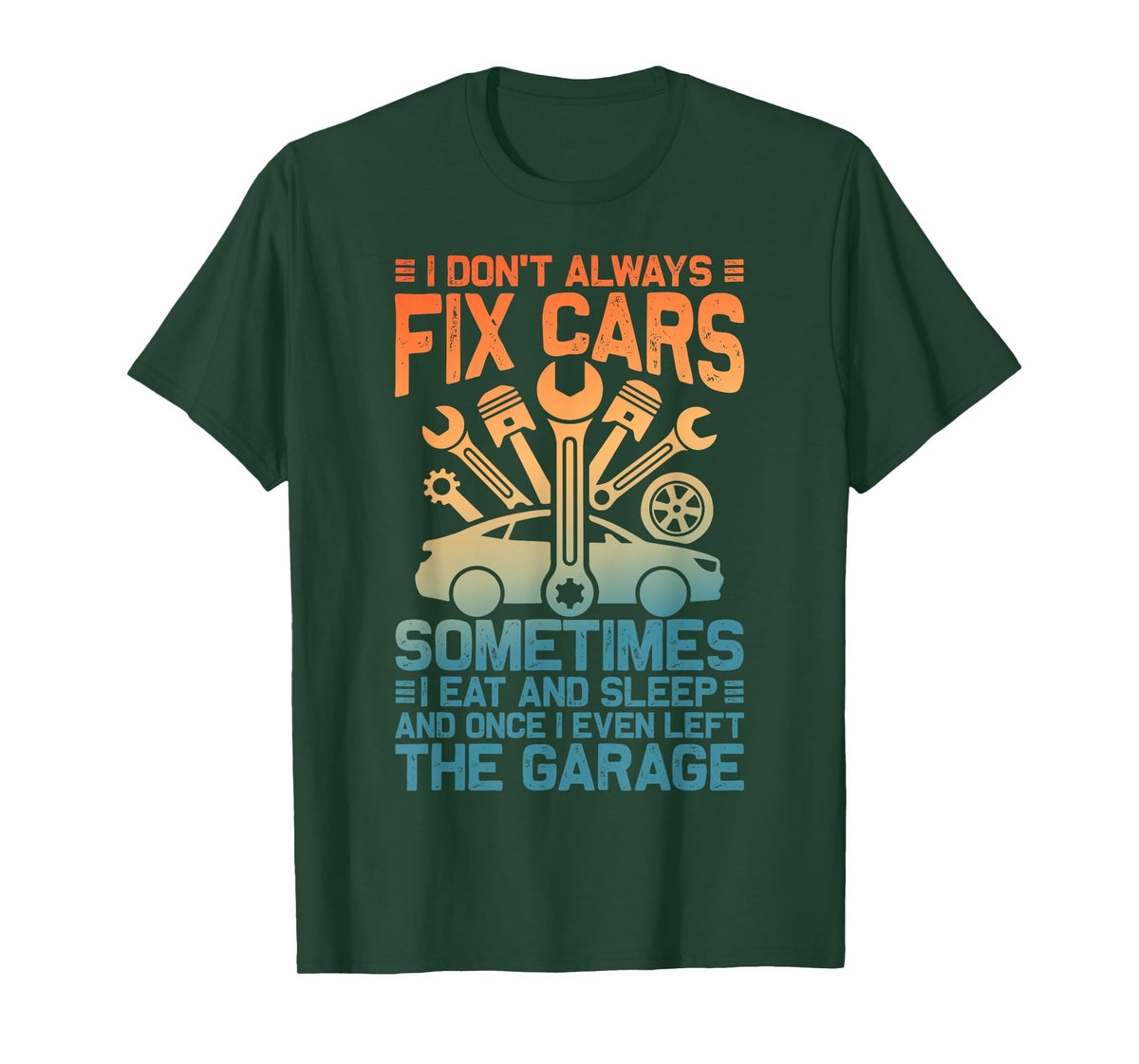 Funny Car Mechanic Shirt for Men Mechanic Garage T-Shirt