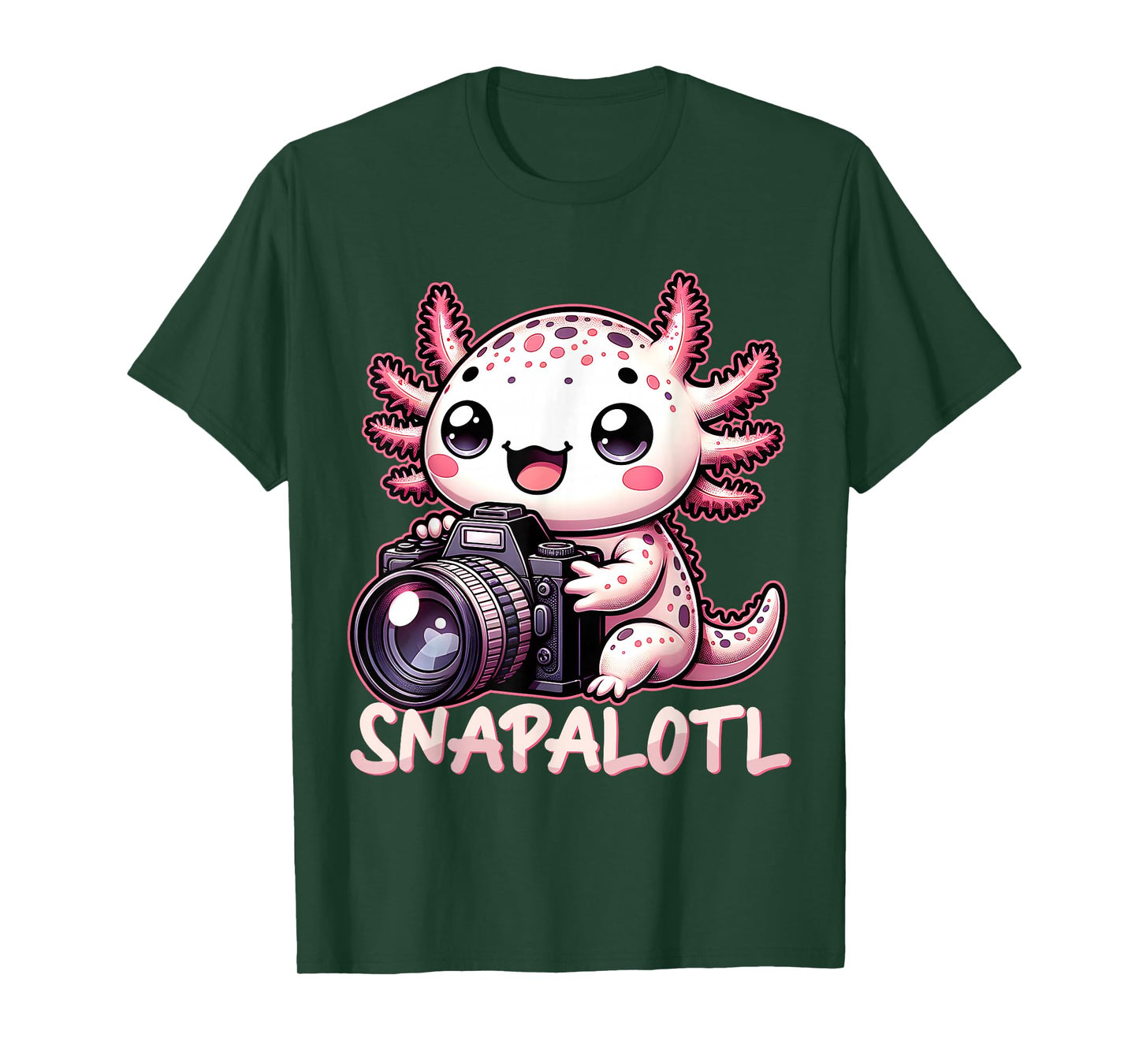 Photographer Axolotl Photoshooting Camera T-Shirt