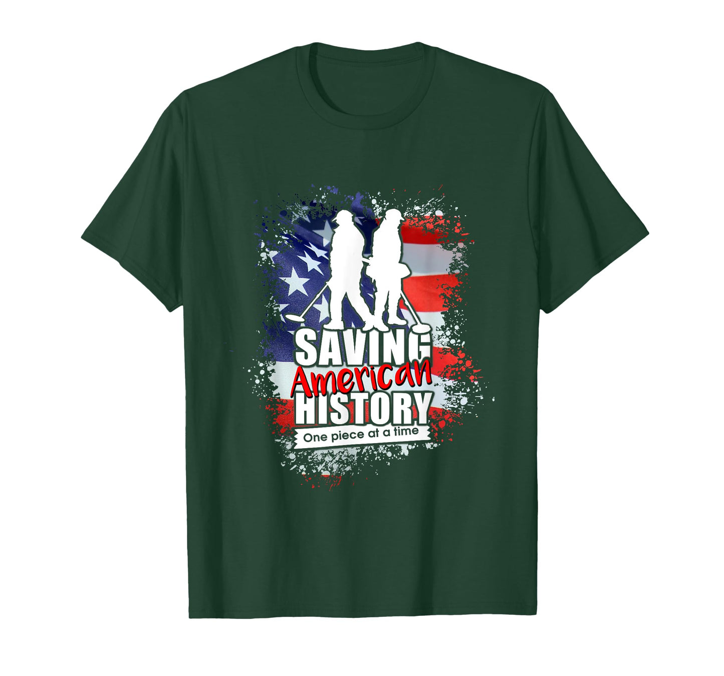 Saving American History metal detecting T-Shirt