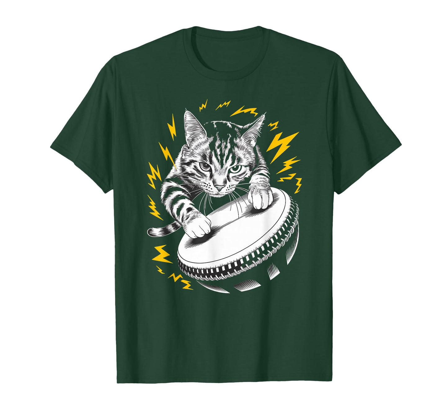 Rockstar Taiko Drummer Cat on Cat Taiko Drum T-Shirt