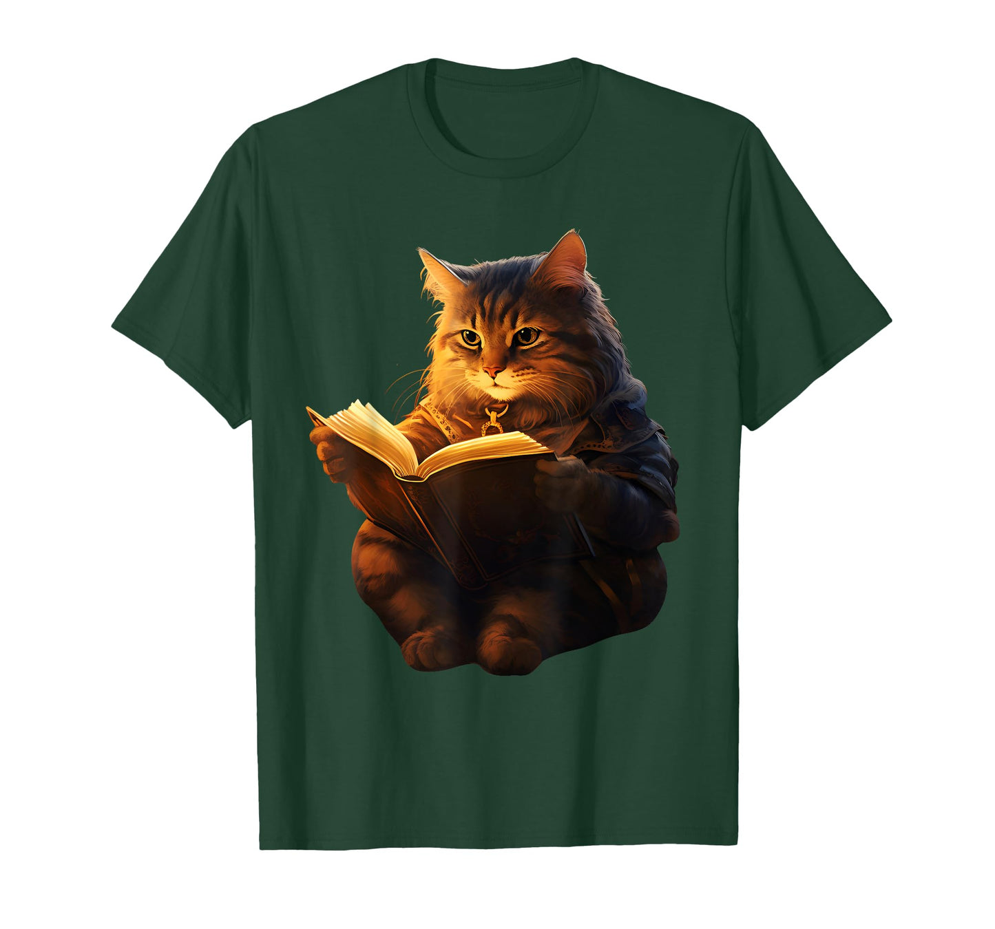 Funny Cats Reading A book graphic Cat Kitten Lovers T-Shirt