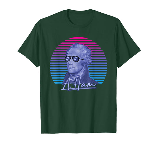 Alexander Hamilton Shirt A. Ham Funny 'Merica Patrotic Shirt T-Shirt