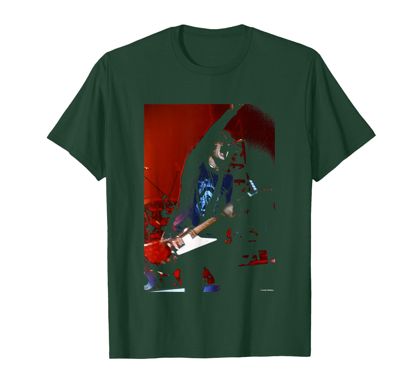 Foo Fighters Live Dave Grohl Photo by Andy Willsher T-Shirt