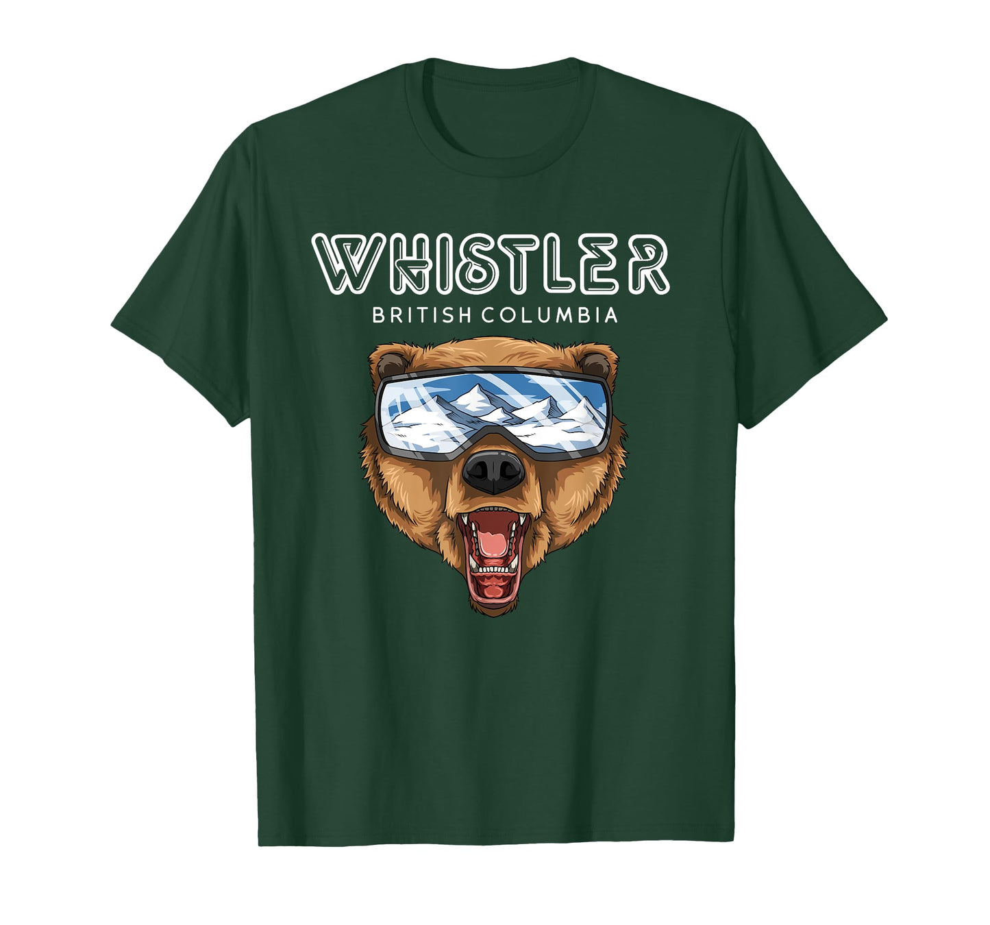 Whistler British Columbia - USA Grizzly Ski Resort 80s Gift T-Shirt