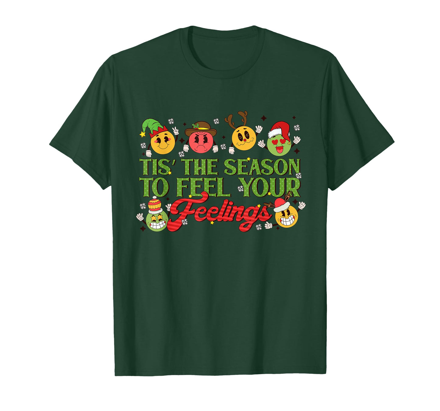 Christmas Mental Health Awareness Nurse Therapist Counselor T-Shirt