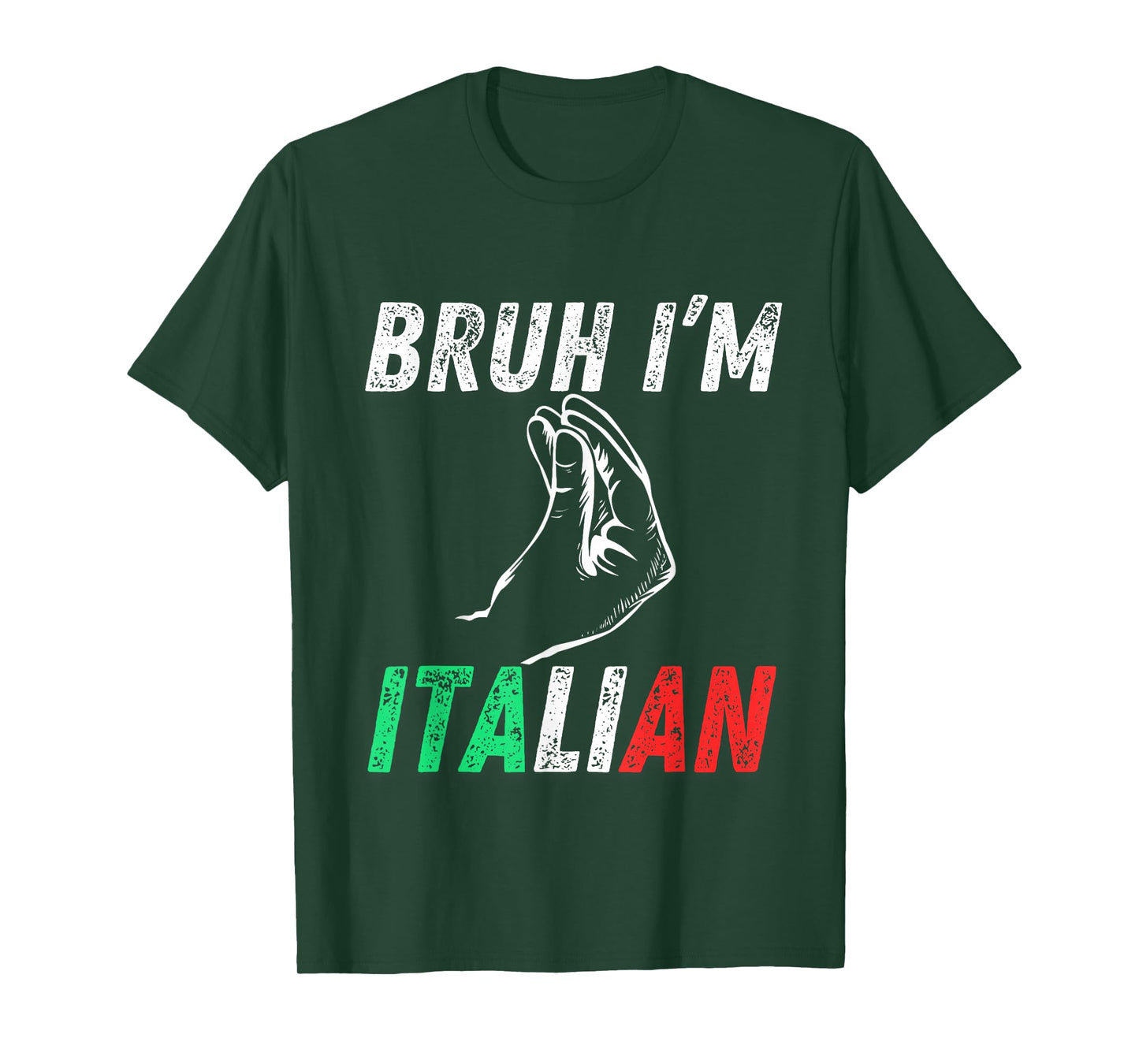 Bruh I'm Italian Funny Italian Festival Italian Boys Funny T-Shirt