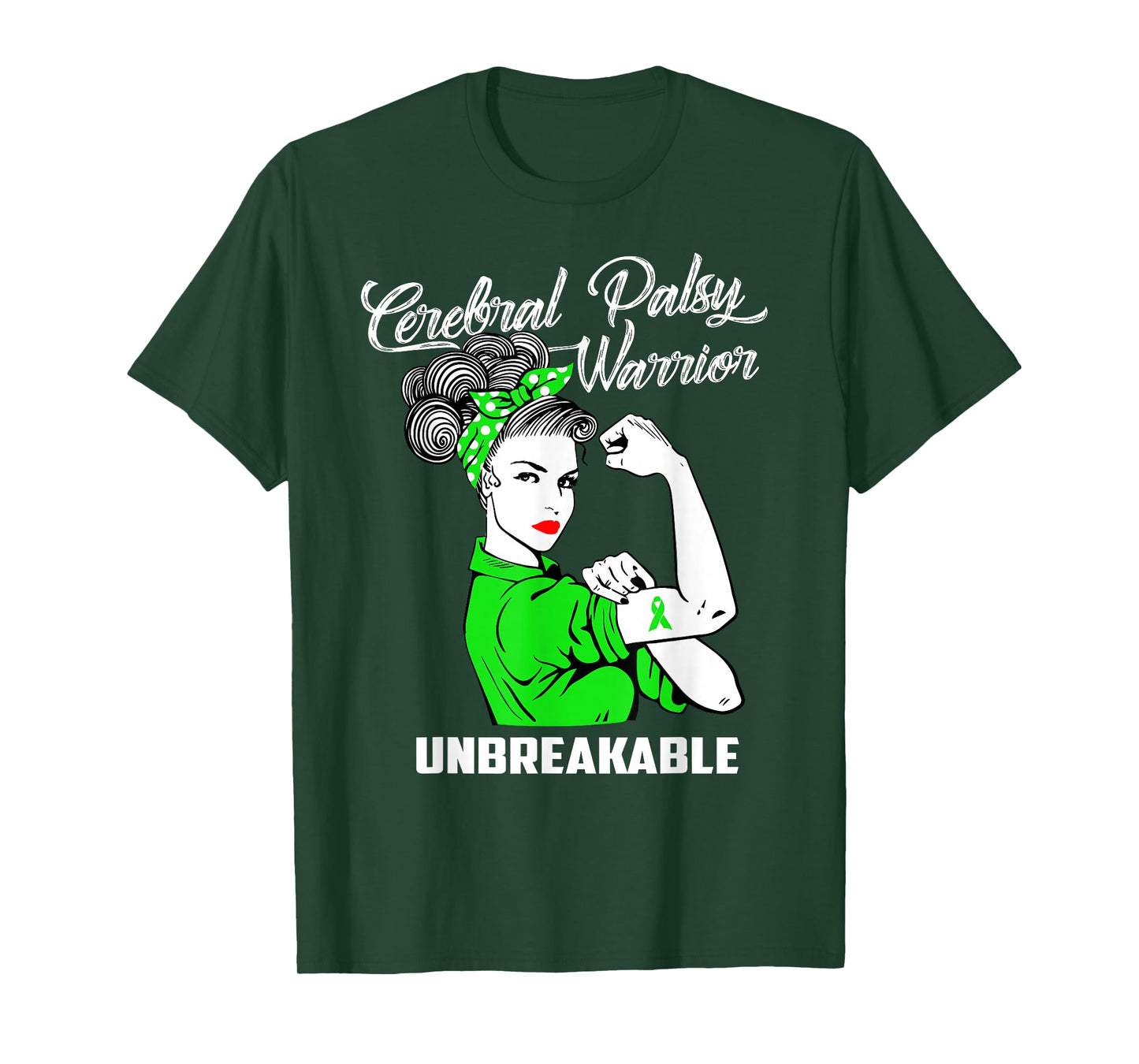 Cerebral Palsy Warrior Unbreakable T-Shirt CP Awareness Gift T-Shirt