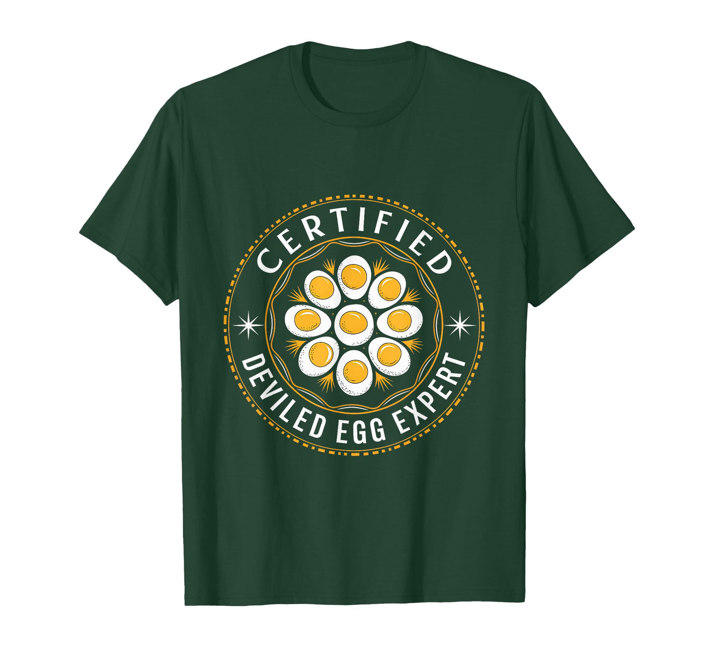 Certified Deviled Egg Expert Omelet Food Lover Women Men T-Shirt