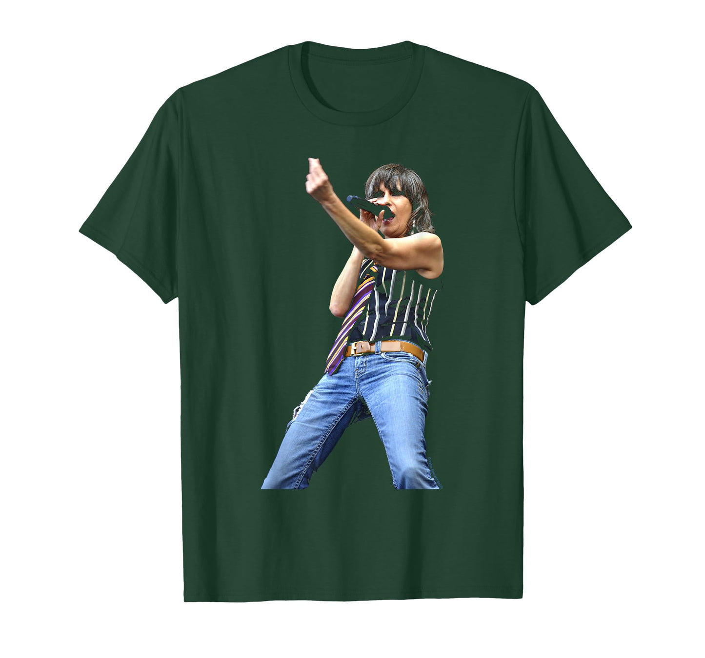 Chrissie Hynde Singer The Pretenders Live By Everard Smith T-Shirt