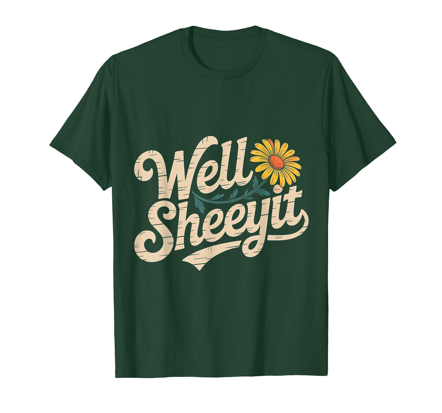 Funny Well Sheeyit Design T-Shirt