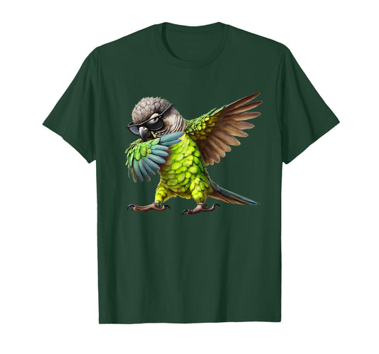 Dabbing Dusky Conure Parrot Lover Birding T-Shirt