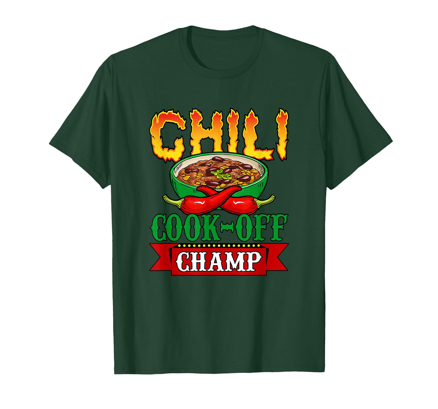 Chili Cook Off Champ Cookoff Competition Contest Winner T-Shirt