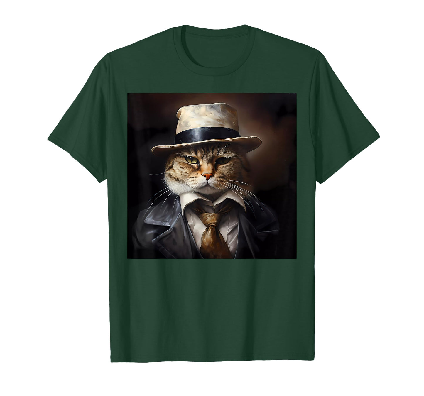 Funny Cat Gangster Mafia Meme for Kitten Parents Adults Kids T-Shirt