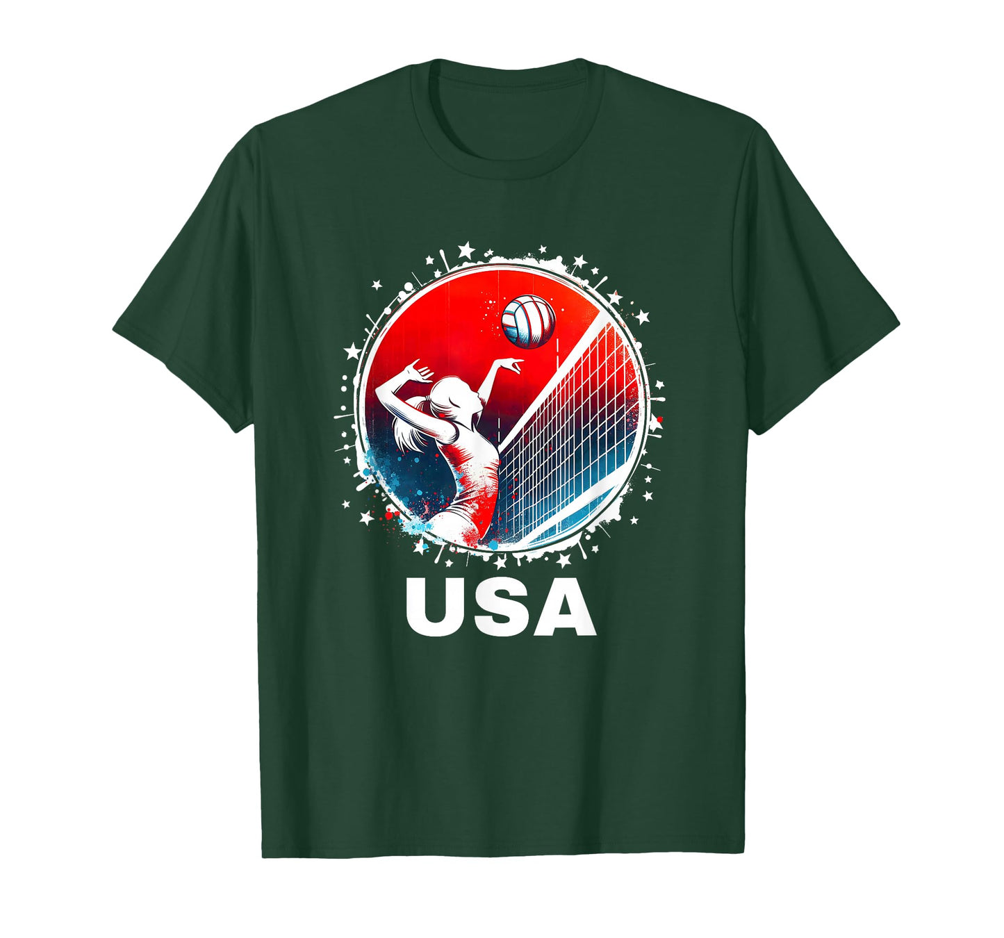 USA Team Volleyball Shirt Volleyball Women Volleyball USA T-Shirt