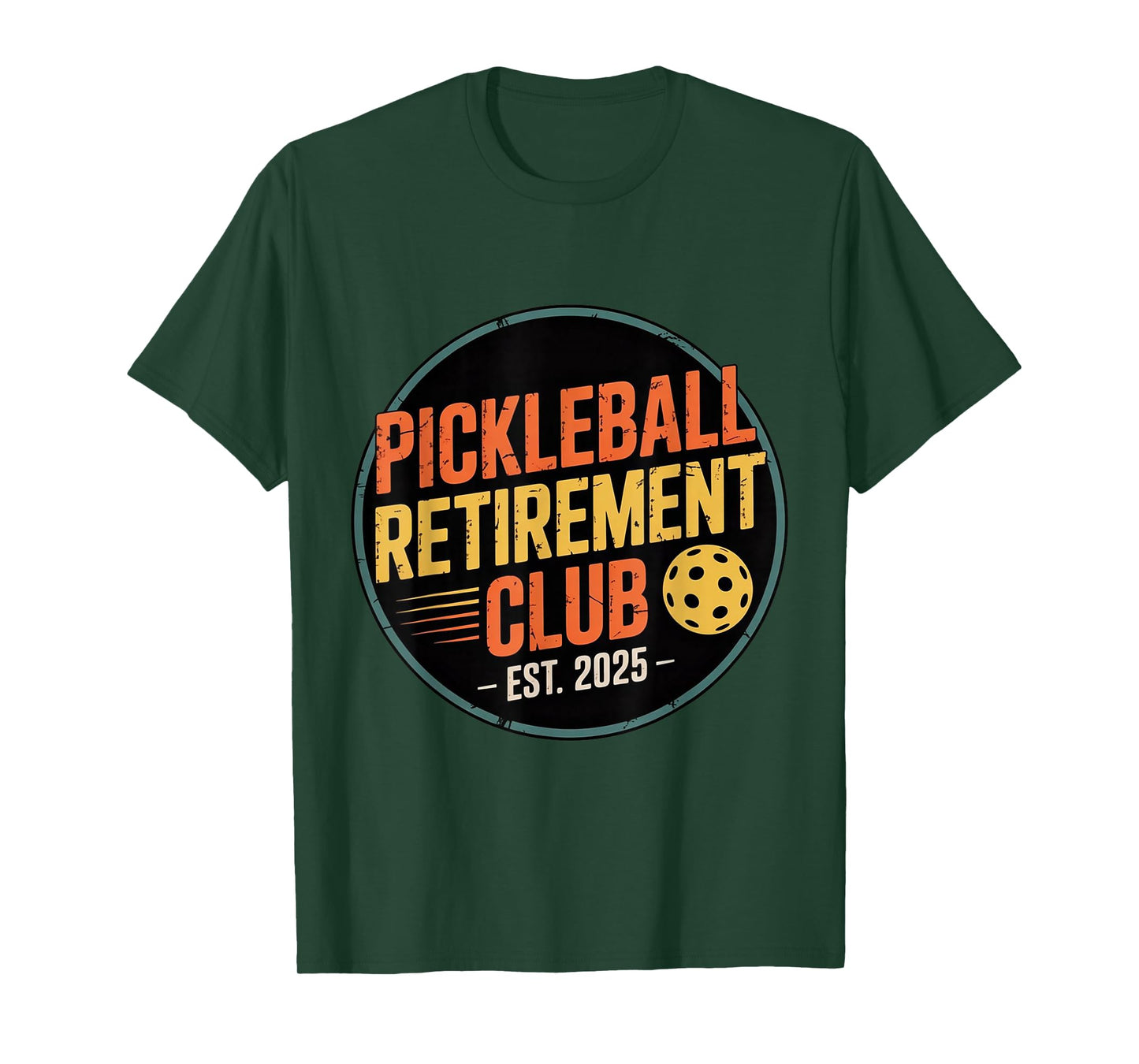 Retro Pickleball Retirement Club Apparel Retro Vintage T-Shirt