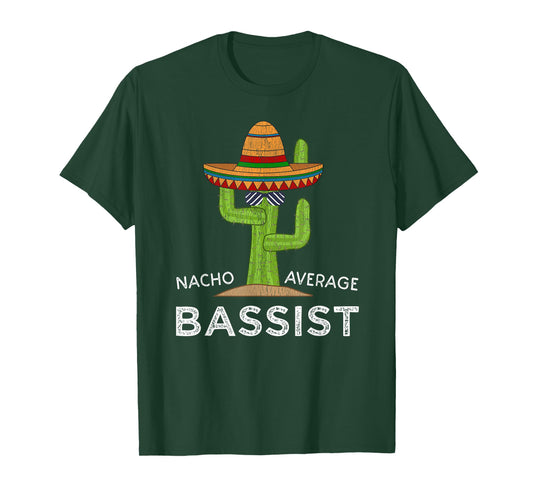 Fun Bassist Joke Humor Saying | Funny Bass Guitar Player T-Shirt