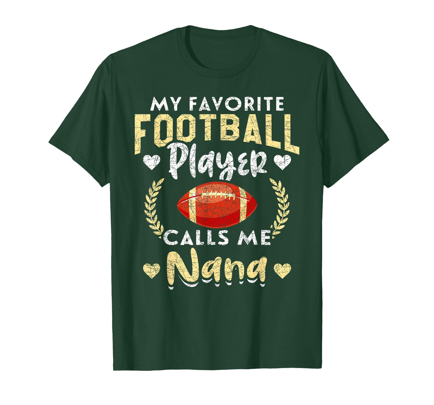 Funny Retired Football Player Grandma Nana American Football T-Shirt