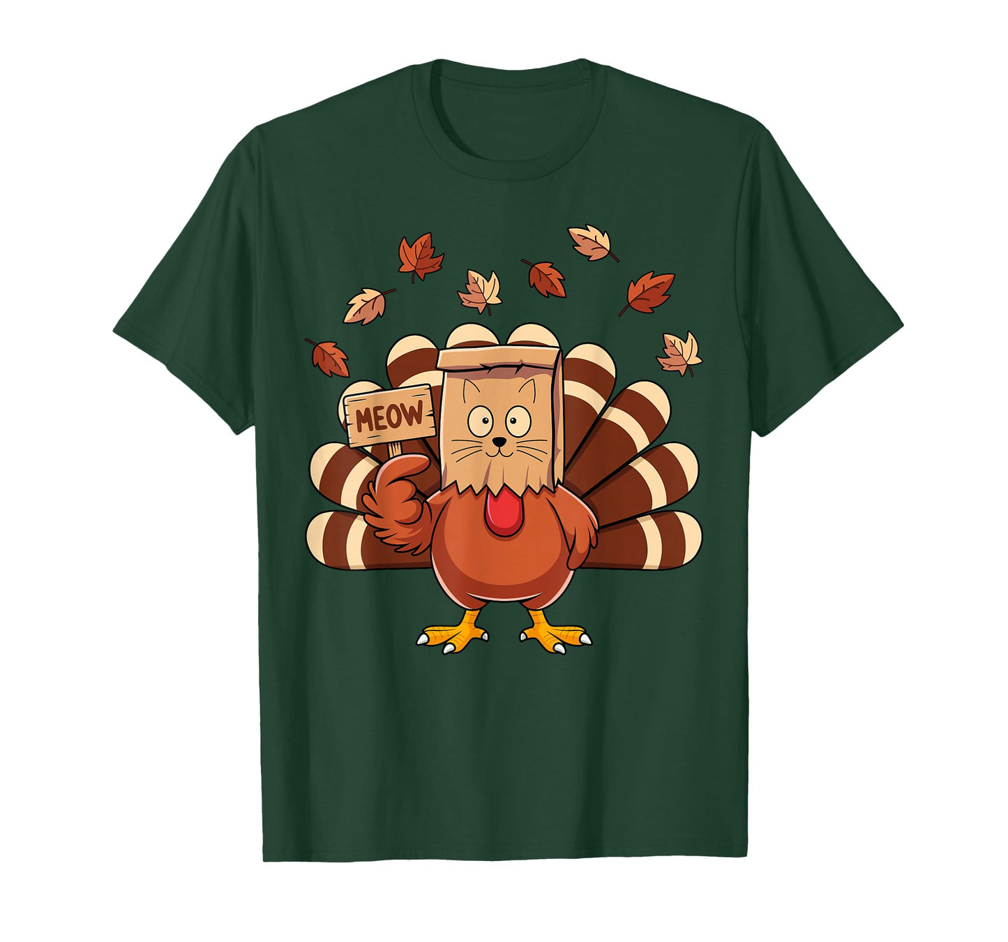 Thanksgiving Turkey Moo Gobble Funny Thanksgiving Women Men T-Shirt