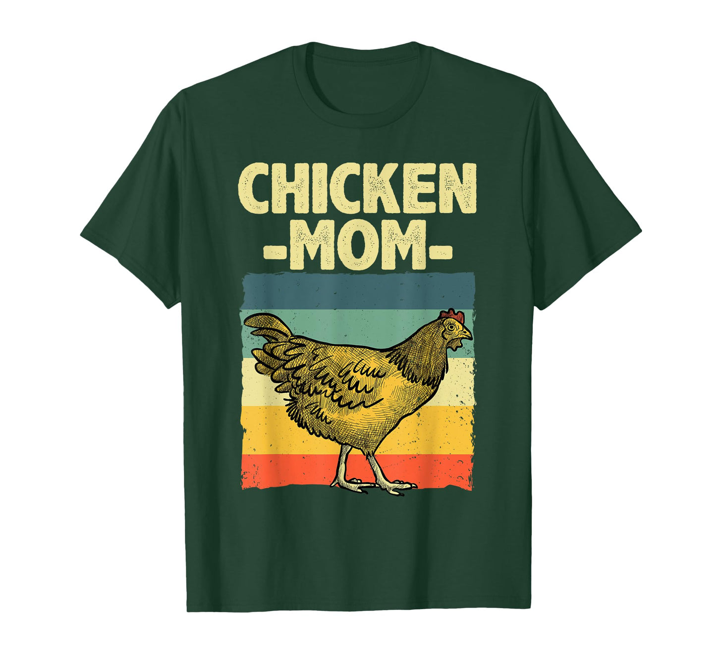 Cool Chicken Mom Art For Women Chicken Farmer Poultry Farm T-Shirt